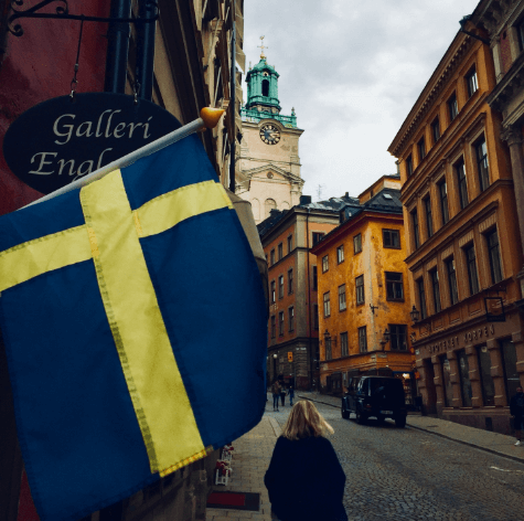 スウェーデンの街並みの写真